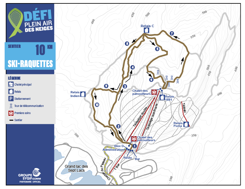 Ski-Raquette - 10 km